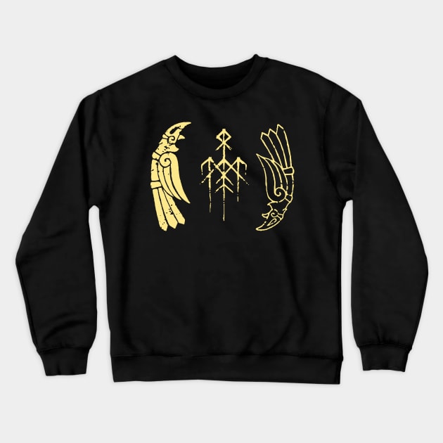 wardruna raven Crewneck Sweatshirt by Lamink